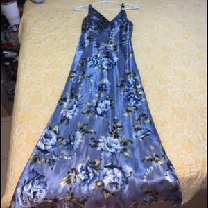 Jones New York Blue Floral Dress